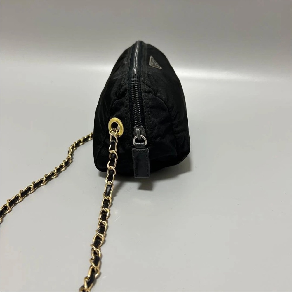 Prada Black Crossbody Bag with Gold Chain - Picture 3 of 13